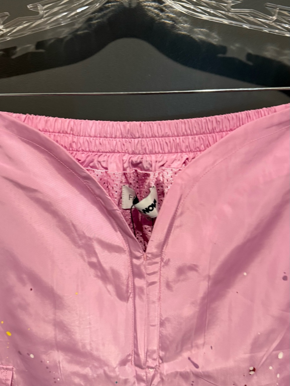 Pink Cargo Pants with Paint-Splatter - Picture 5 of 9